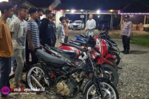 Sejumlah Remaja Digiring ke Polsek Pantee Bidari, Ini Penyebabnya