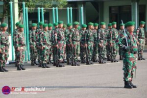 Dengan Penuh Khidmat Kodim 0104/Atim Gelar Upacara Bendera