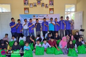 Peduli Dengan Sesama, PWI Lamtim Santuni Anak Yatim