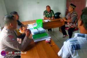 Jalin Sinergitas dan Hubungan Baik, Dua Babin Anjangsana ke Kantor Desa Binaan