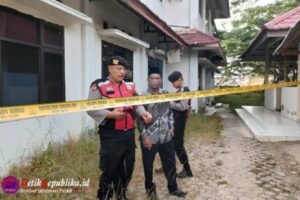 Polisi Olah TKP Kasus Pria Tanpa Identitas Gantung Diri di Kantin Dinas Syariat Islam Aceh Timur