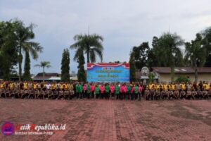 Perkuat Sinergitas TNI-Polri, Polres Nias Laksanakan Halal Bi Halal dan Olah Raga Bersama Stekholder