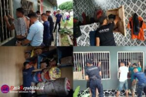 Rutan Kelas IIB Sukadana Laksanakan Giat Razia Rutin Blok Hunian WBP