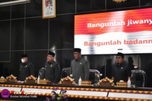 Memperingati HUT RI Ke-78 DPRD Kota Metro Gelar Rapat Paripurna