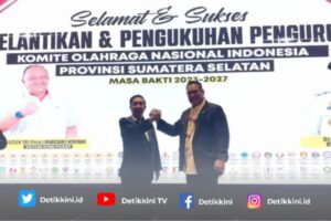 Pelantikan Yulian Gunhar Sebagai Ketua KONI Sumsel 2023 – 2027