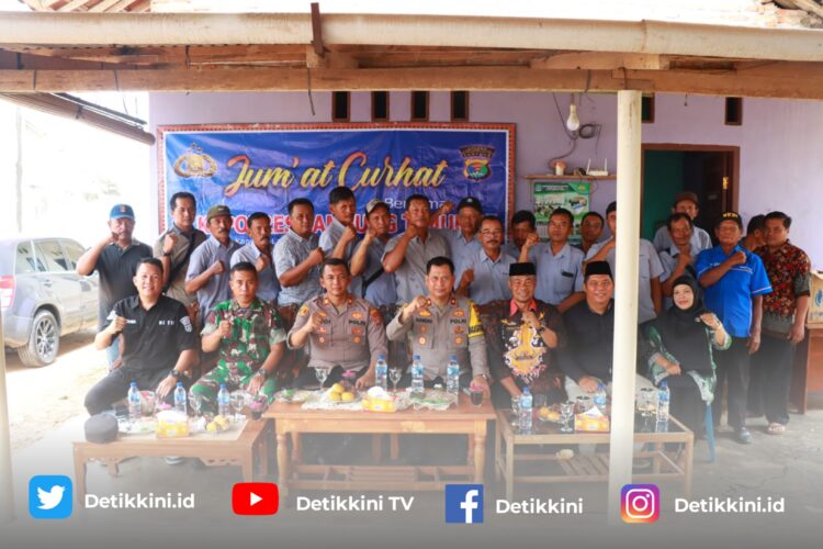 TNI-POLRI Jalin Sinergitas Dalam Acara “Jum’at Curhat”
