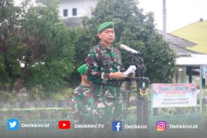 Pimpin Upacara Bendera Serta Apel Kesiapsiagaan Pemilu 2024, Dandim 0429/Lamtim Bacakan Amanat Panglima