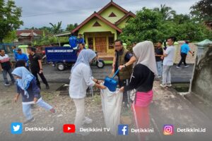 Gotong Royong di Kelurahan Bandar agung Lahat, PJ Bupati Lahat Ajak Masyarakat Jaga Kebersihan