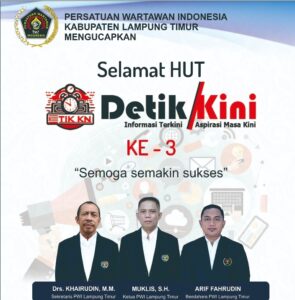 HUT detikkini.id PWI Lampung Timur