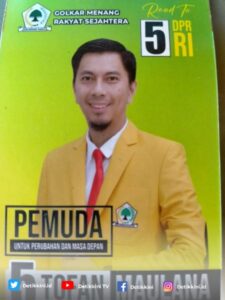 Tofan Maulana Siap Perjuangankan Infrastruktur yang Lebih Baik