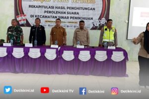 Penutupan Rapat Pleno Pemilu Kecamatan Sinar Penijauan Berjalan Lancar