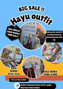 Big Sale Hayu Outfit Kota Metro