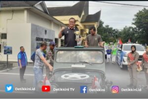 Pawai Piala Adipura yang Ke-10 Dipimpin Oleh Pj Bupati Lahat Disambut Sangat Antusias Oleh Masyarakat Kabupaten Lahat