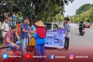 Tebar Keberkahan, PT.Sahala Trans Logistik bagi Sembako dan Takjil Bersama Organisasi Akpi Dpc Lahat