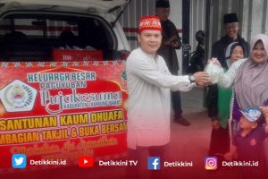 Bakti Ramadhan Pujakesuma Lambar Bagikan Sembako Kepada Dhuafa