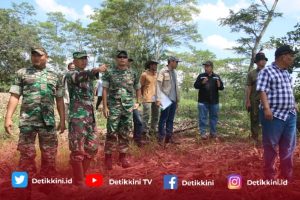 Dandim 0429/Lamtim Dampingi Tim Kementan Lakukan Survei Lokasi Oplah Dan Pompanisasi