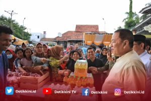 Dalam Rangka Memperingati HBKN Gubernur Lampung Luncurkan Pasar Murah