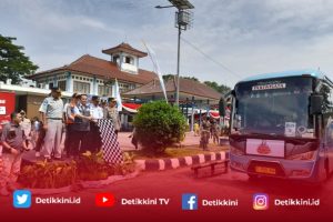 Pj Gubernur Sumsel Dr. Agus Fatoni Melepas Mudik Gratis 2024