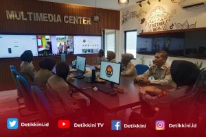 Paur Bidhumas Polda mengikuti Rakernis Humas Polri Secara Virtual