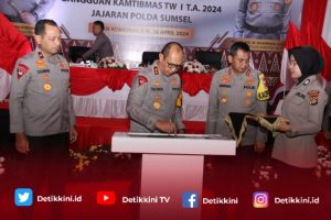 Polda Sumsel Gelar Opsnal TW 1 TA 2024 di Gedung Mang Pedeka Polres Ogan Komering Ilir Polda Sumsel
