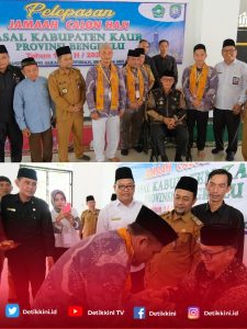 Pelepasan 98 Calon Jemaah Haji Kloter 2 Asal Kabupaten Kaur, Ini Pesan Bupati