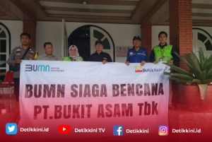 PT Bukit Asam Salurkan Bantuan Kemanusiaan untuk Korban Banjir di Baturaja (OKU)