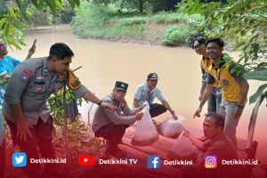 Menjaga Kelestarian Sungai Bunut, Kepala Desa Sukaraja Nuban Taburkan Ribuan Bibit Ikan