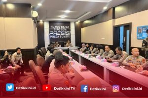 Rapat Kegiatan Sosialisasi Sejarah Kepahlawanan di Ruang SDM Polda Sumsel