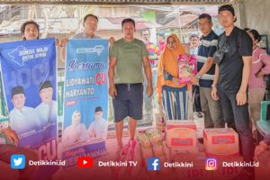 Tim Relawan Kemilau Berlian Biru HD-CU Berikan Bantuan Sembako Korban Kebakaran 