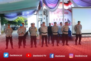 Pendaftaran Calon, 169 Personel Polri Disiagakan di Kantor KPU Lampung Timur