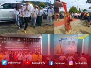 Pasangan Gusril-Hamid Resmi Daftar Sebagai Cabup dan Cawabup Kabupaten Kaur