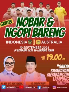 ESA Adakan Nobar di Beberapa Desa di Lamtim 