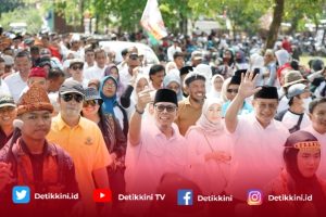 Bacalon Bupati Tedy dan Marjito Bacri Adakan Deklarasi 