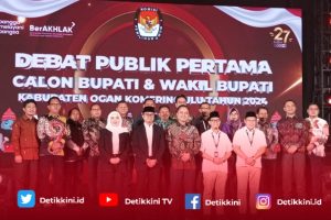 KPU (OKU) Gelar Acara Debat Publik Perdana Pilkada 2024 Paslon Bertaji dan YPN