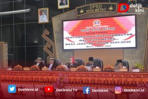 Paripurna DPRD Kota Metro, Bambang-Rafieq Sampaikan 9 Program Prioritas 
