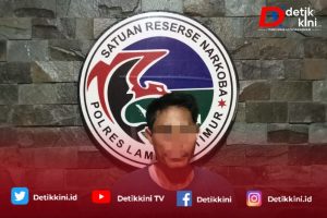 Gencar Berantas Narkoba, Polres Lamtim Kembali Amankan Seorang Pria