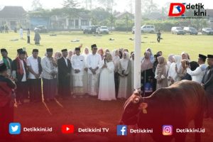 Idul Adha di Lampung Timur: Bupati Ela Shalat Bersama Warga, Umat Kristiani Bantu Pengamanan