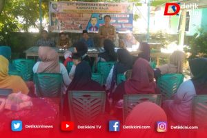 Antusiasme Warga Desa Pasar Saoh, Saat Mengikuti Posyandu Balita