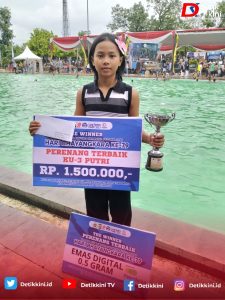 Salah Satu Atlet Renang PR Komet Dapat Perenang Terbaik Piala Kapolda CUP 2025