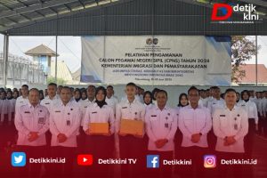 Kalapas Kelas I Palembang M. Pithra Jaya Saragih Menghadiri Kegiatan Penutupan Pelatihan Dasar CPNS