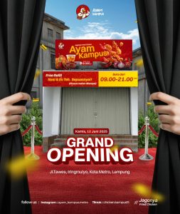 Akan Segera Hadir Ayam Kampus di Metro Lampung, Catat Tanggalnya