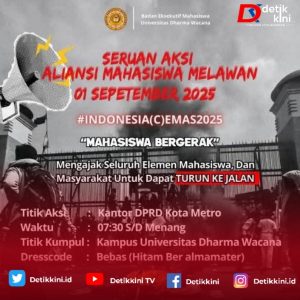 Aksi Hitam Ratusan Mahasiswa Bakal Padati Jalanan di Kota Metro 