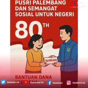 Semarak HUT RI ke-80: TJSL PUSRI Palembang Salurkan Bantuan Dana Kegiatan RT