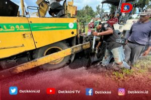 Infrastruktur Dikebut, Jalan Desa Mulyosari Kini Mulus