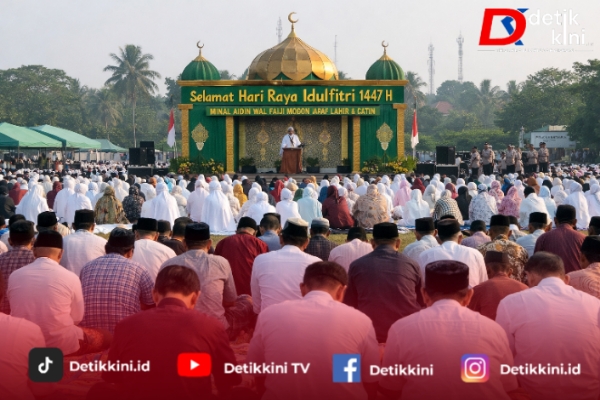 Idulfitri 1447 H di Lampung Timur Berlangsung Khidmat, Warga Rayakan dengan Penuh Kebersamaan