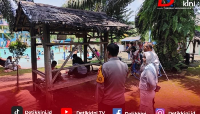 Kapolres Lampung Utara Tinjau Keamanan Objek Wisata Saat Libur Lebaran
