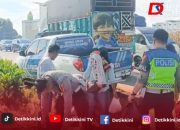 Respon Cepat Polisi, Korban Laka Beruntun di Jalinsum Lampung Utara Dievakuasi