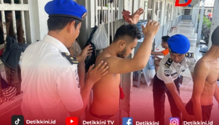 Rutan Kelas I Palembang Gelar Razia Serentak, Pastikan Keamanan Tetap Kondusif