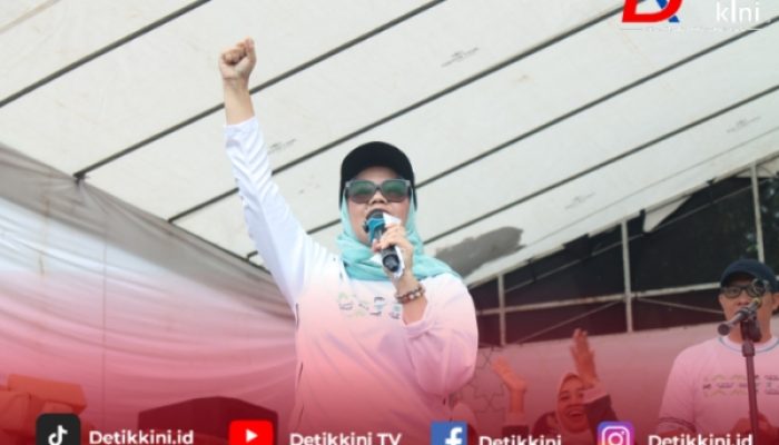 Semarak HUT ke-27 Lampung Timur, Ribuan Warga Meriahkan Jalan Sehat dan Senam Bersama