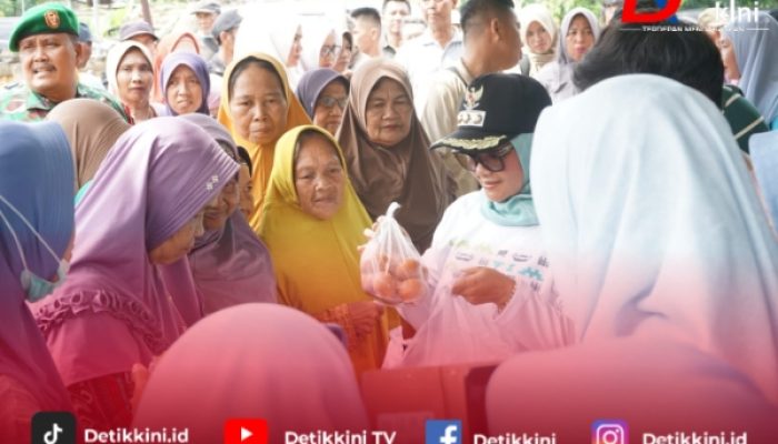 Pasar Murah HUT ke-27 Lampung Timur Diserbu Warga, 1.000 Paket Sembako Ludes
